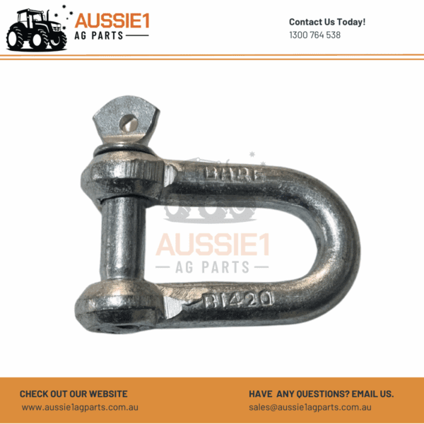 "D" Shackle 3/8" (10mm) - B1420