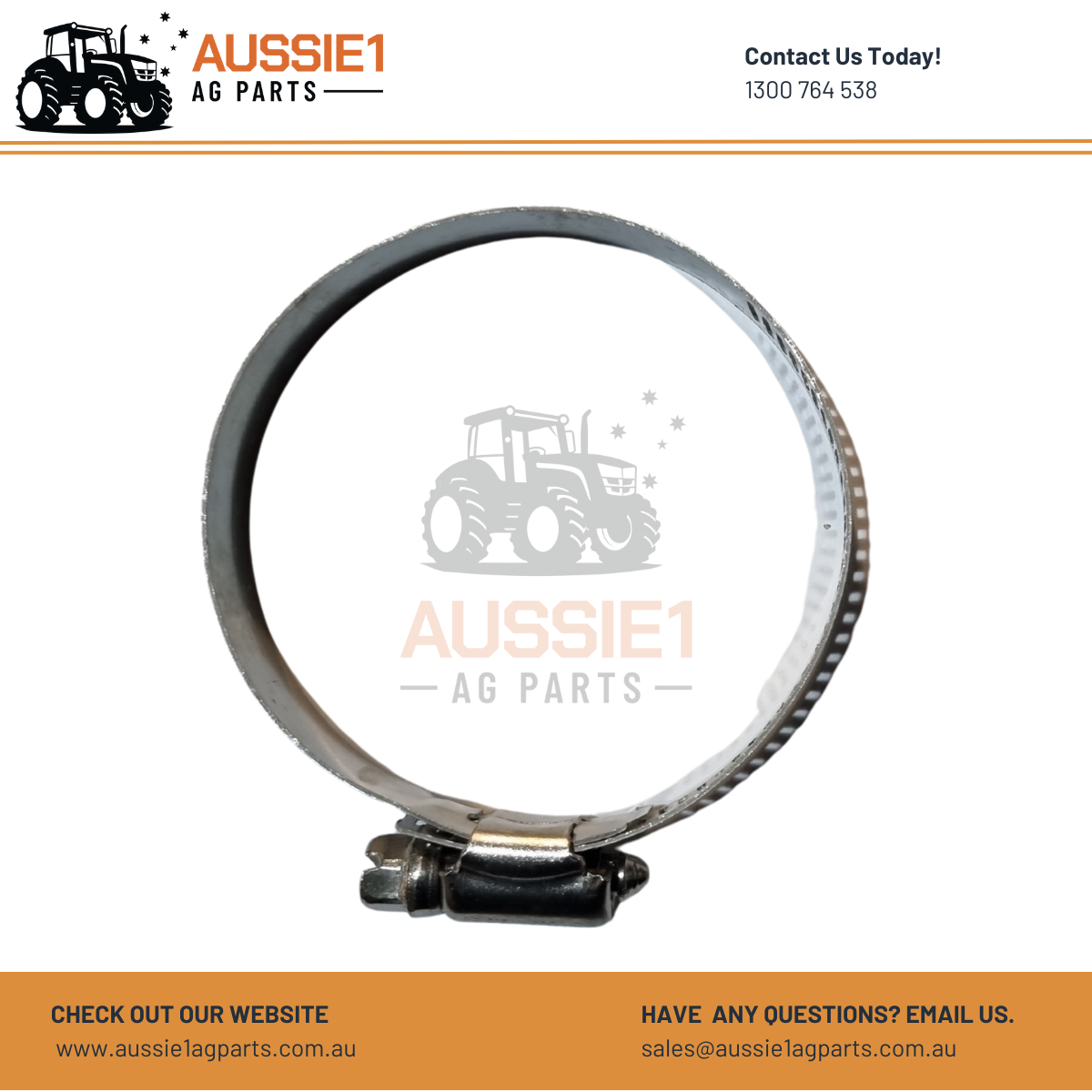 Stainless Steel Hose Clamp 1 3/4" - 2 3/4" (44 - 70mm) - B2484