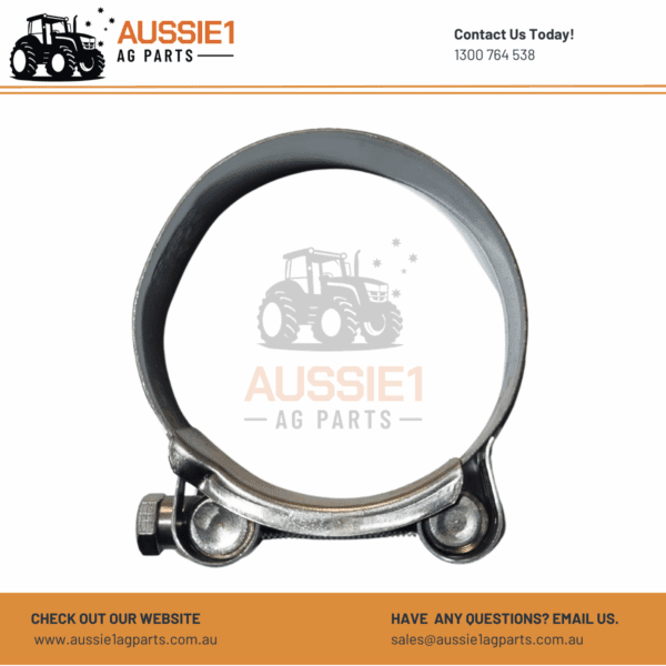 Heavy Duty Full Stainless Steel T Bolt Clamp 2.362" - 2.48" (60 - 63mm) - B4279