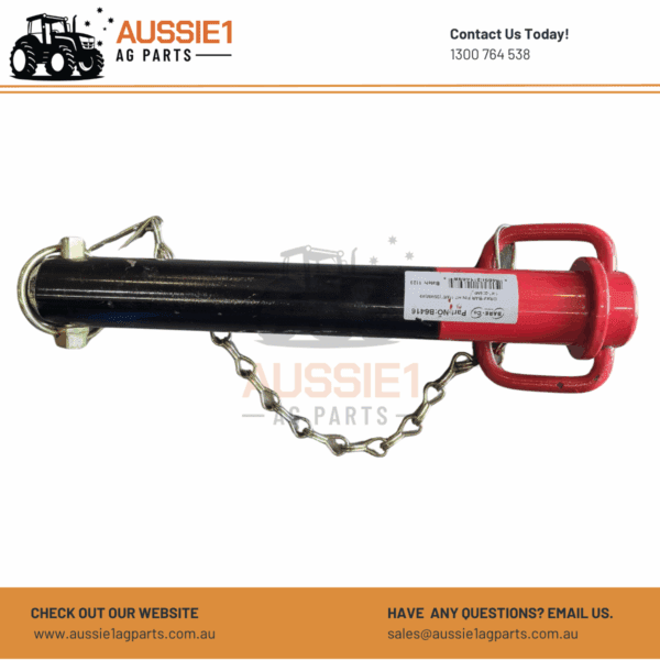 Heat Treated High Tensile Drawbar Pin 1 3/8" (35mm) x 9 1/4" (235mm) - B6416