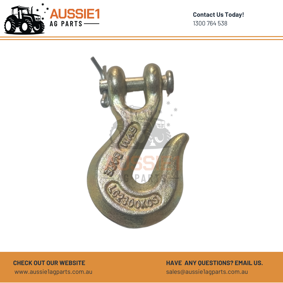 Clevis Grab Hook 1/4" (6mm) - B6621