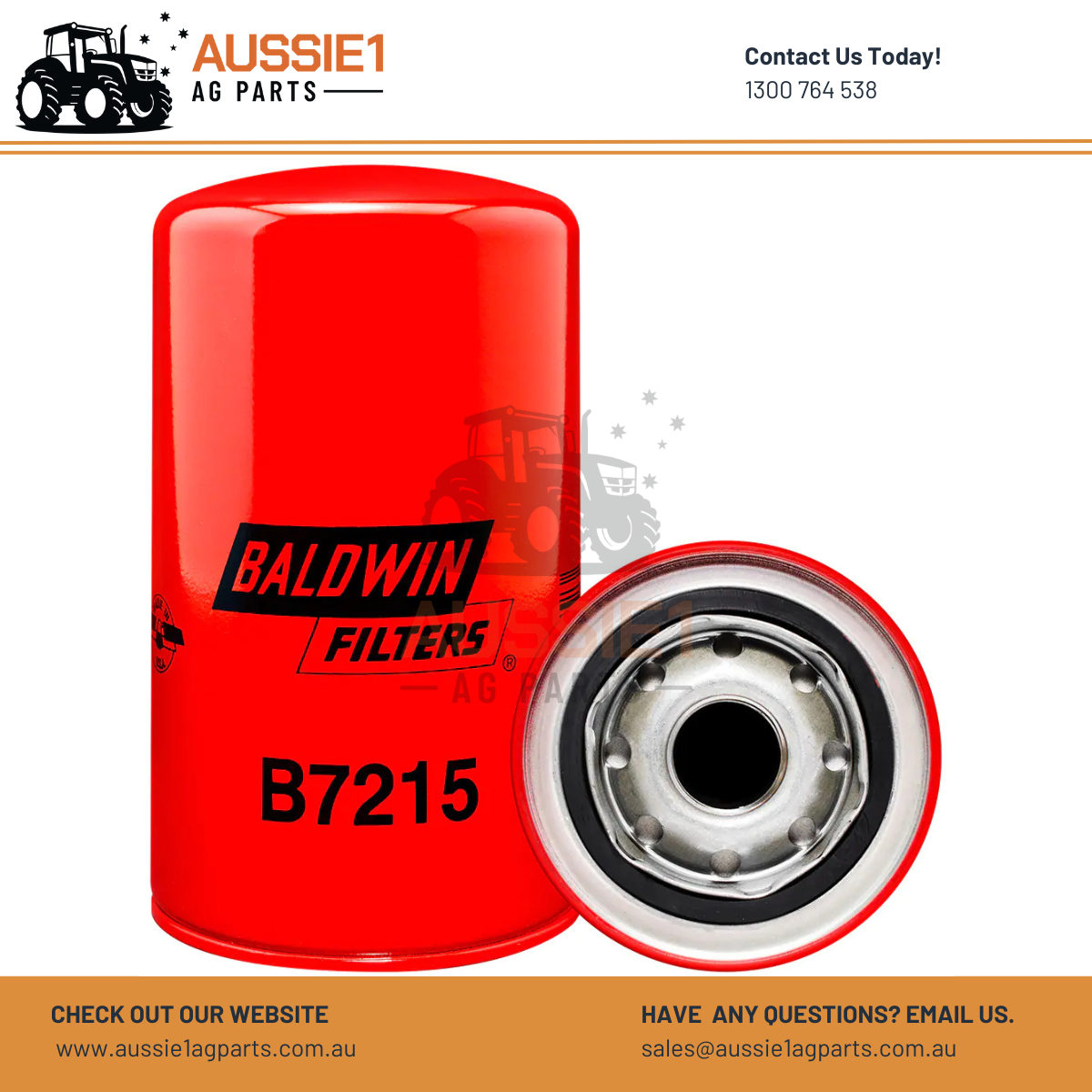 Baldwin Spin-on Lube Filter B7215 (86605897)