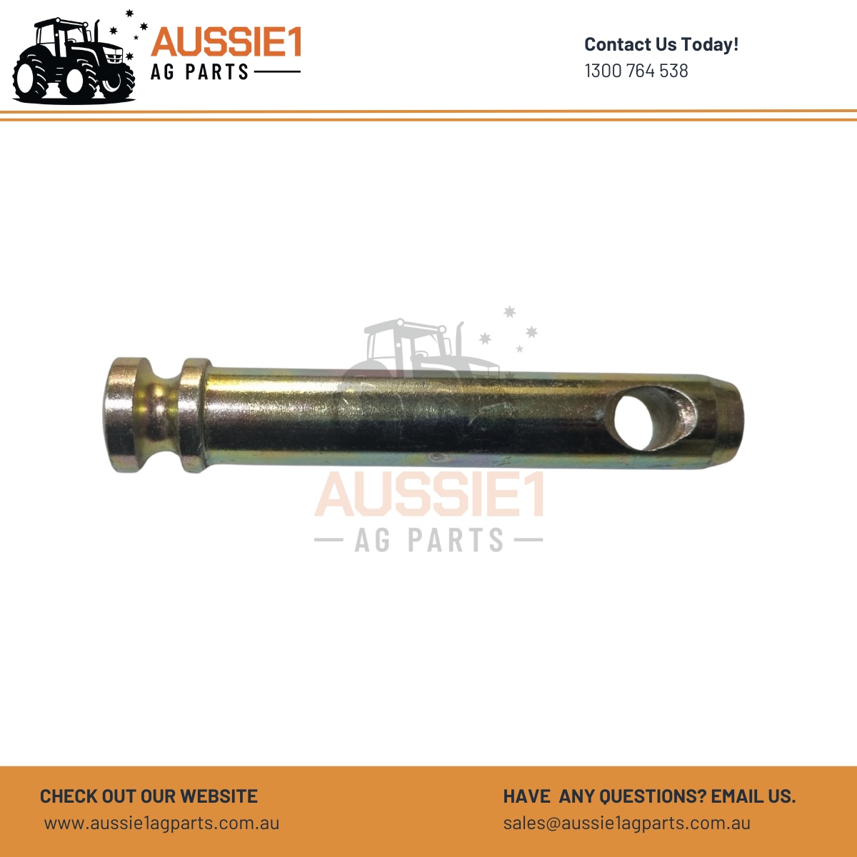 CAT 1 Top Link Pin 5/8" (16mm) x 3" (76mm) - B73