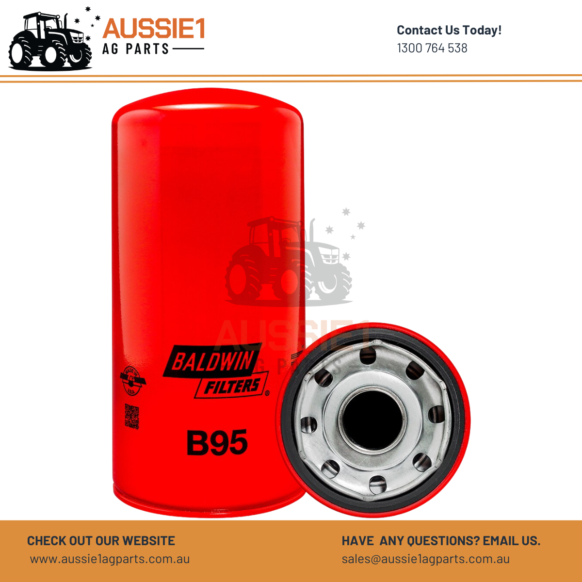 Baldwin Full-Flow Lube Filter B95 (25010495)