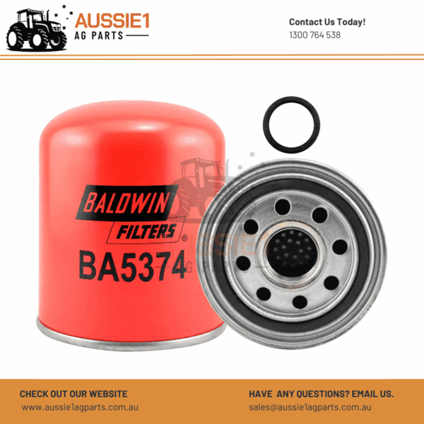 Baldwin Desiccant Air Dryer Spin-on Filter BA5374 (2032389, 2992261, 4C452A131AA, 89040662, T250W, TB1374x)