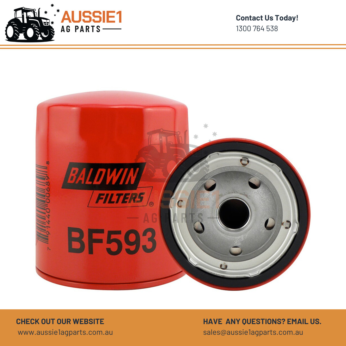 Baldwin Fuel Filter BF593 (23518526, 23518669)