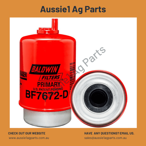 Baldwin Fuel/Water Coalescer Element with Drain BF7672-D (131-1812, RE53729, RE62421, P550398, FS19554)