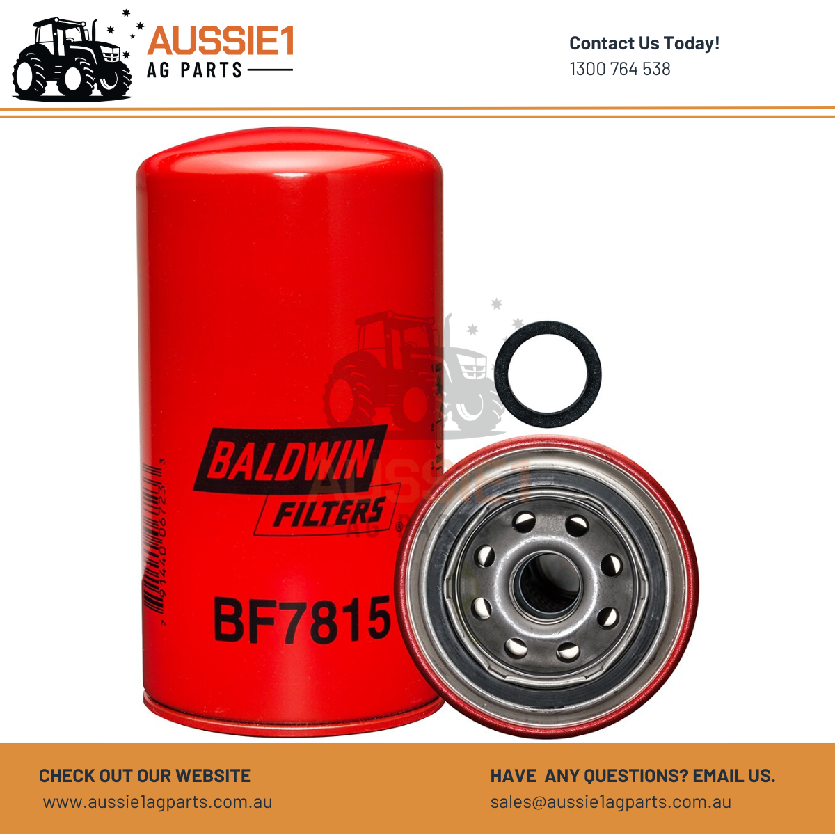 Baldwin High Efficiency Spin-on Fuel Filter BF7815 (3959612, FF5488)