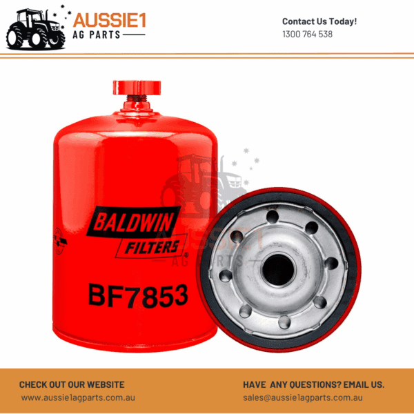 Baldwin Secondary Fuel Spin-on With Drain BF7853 (RE522688)