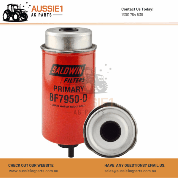 Baldwin Fuel/Water Separator Filter BF7950-D (RE529643)