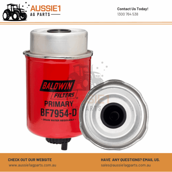 Baldwin Fuel/Water Separator Filter BF7954-D (87803445, 87803444)