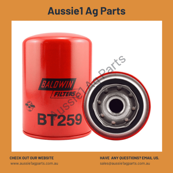 Baldwin Full-Flow Spin-on Lube or Hydraulic Filter BT259 (AR58956, T19044)