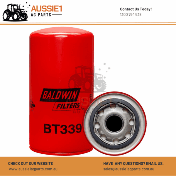 Baldwin Spin-on Full-Flow Lube Filter BT339 (J903264, 3903264, 3914395)