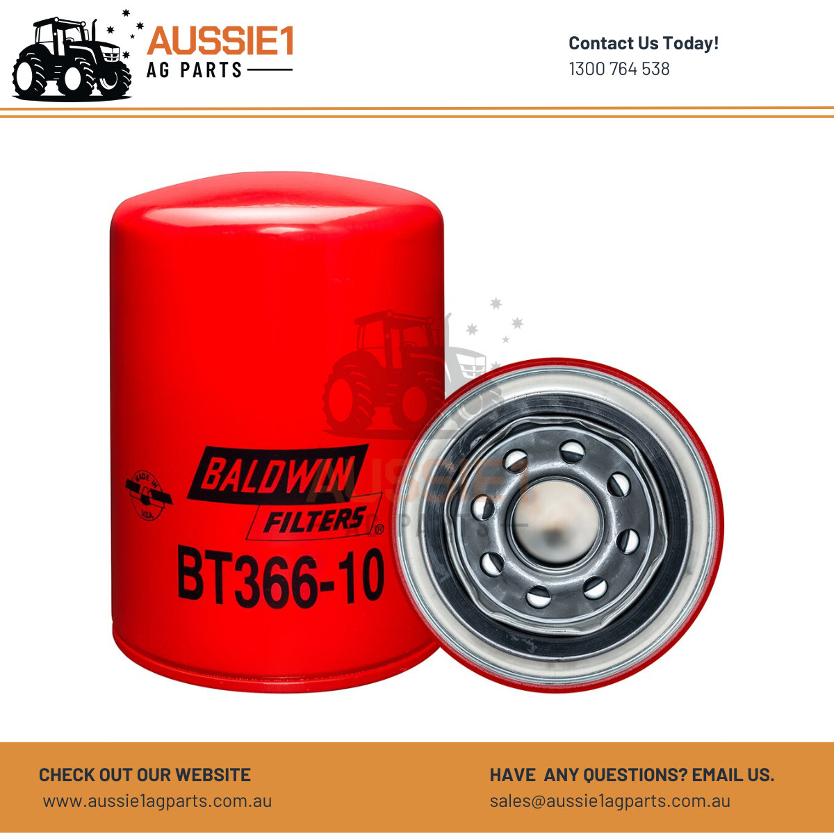 Baldwin Spin-on Hydraulic Filter BT366-10 (UC-MS1518-4-10)