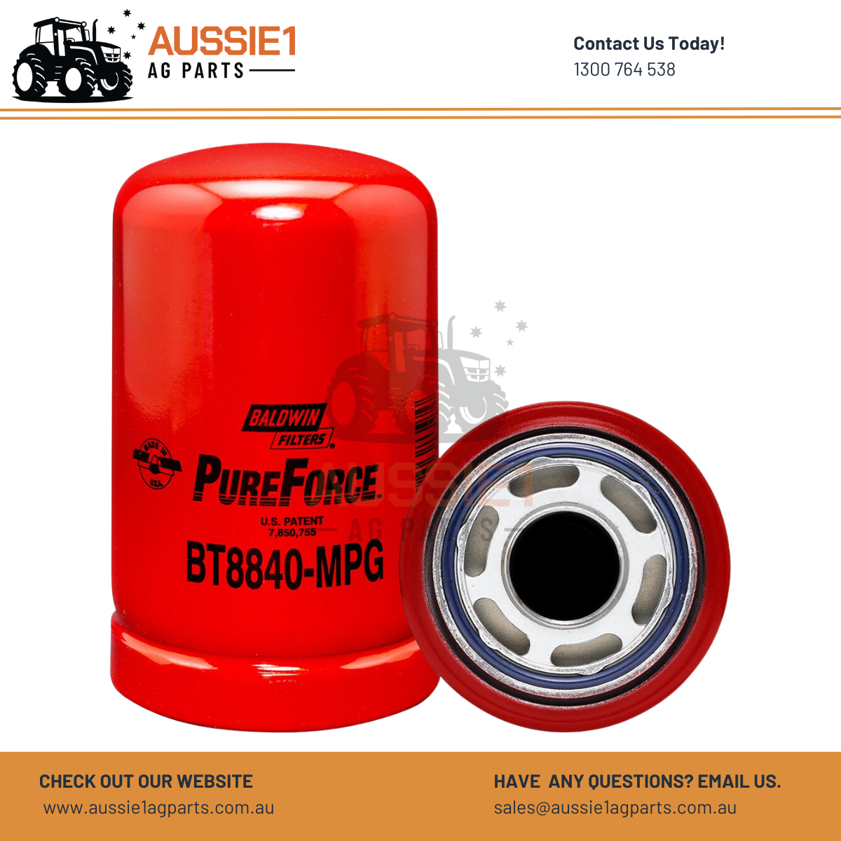 Baldwin Hydraulic Filter BT8840-MPG (A165029, 6630977, 6661248, 81902001)