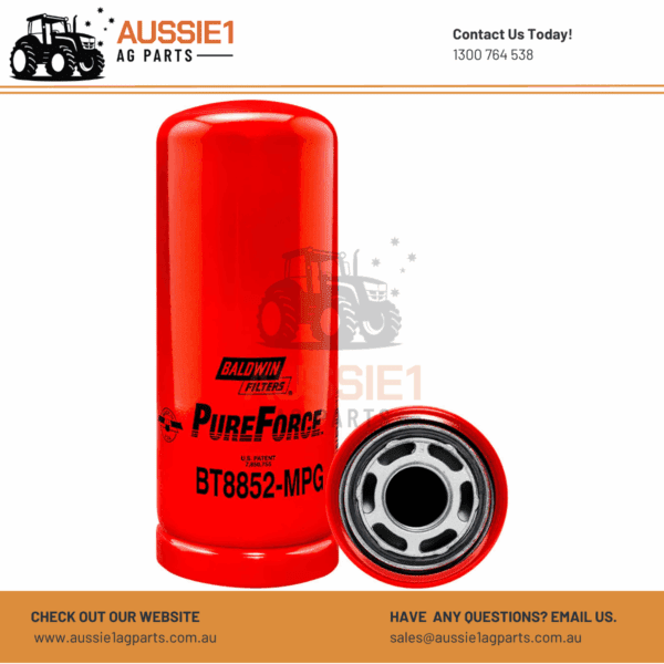 Baldwin Maximum Performance Glass Spin-on Hydraulic Filter BT8852-MPG (AH128449)