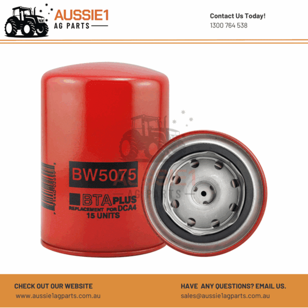 Baldwin Spin-on Coolant Filter with BTA PLUS Formula BW5075 (3318318, WF2075)