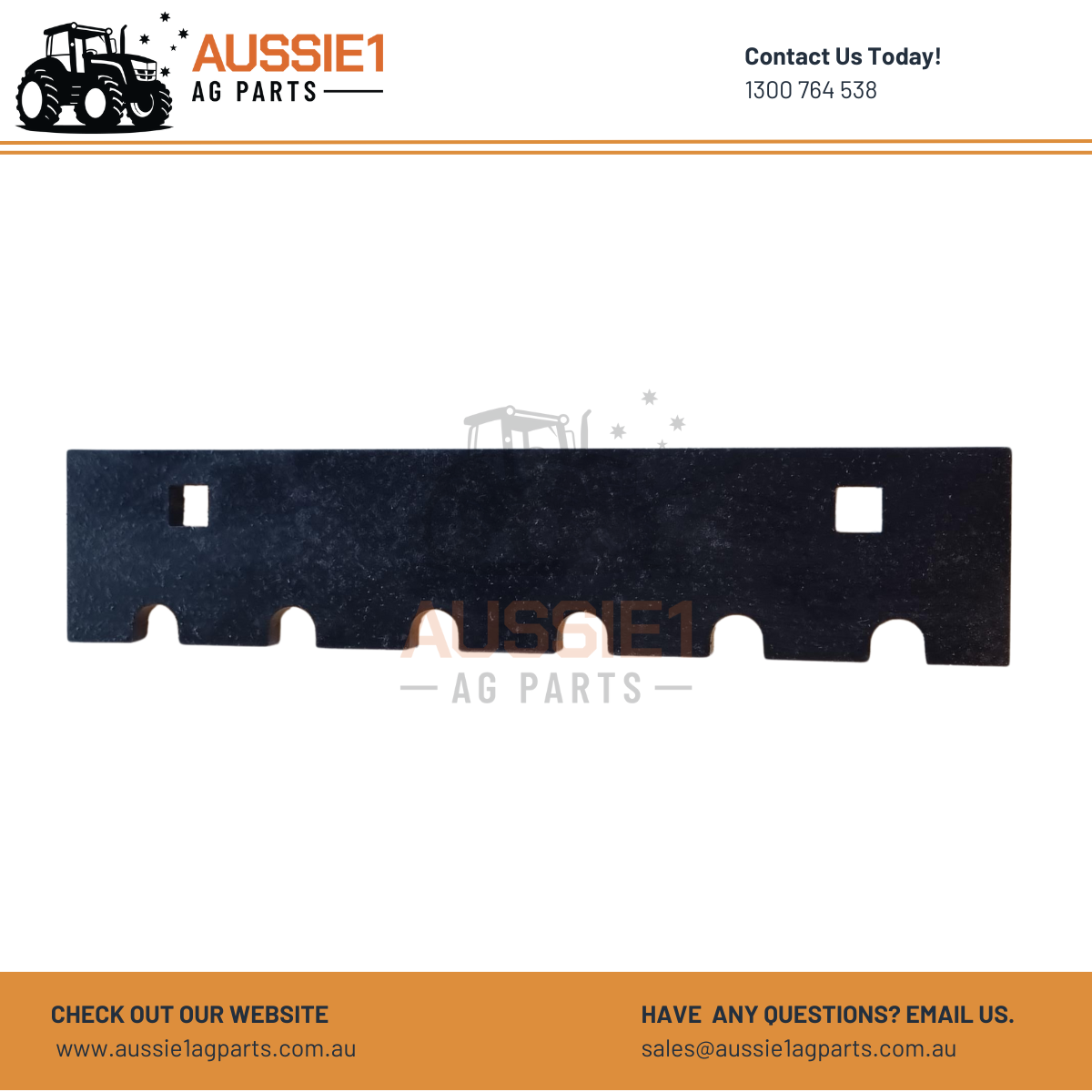 Aftermarket H165407 Feed Accelerator Wear Plate (Notched) Fits John Deere STS and S series