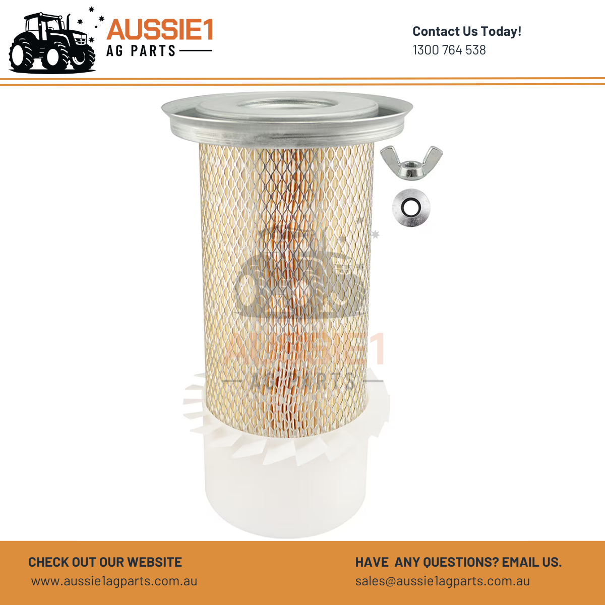 Baldwin Outer Air Filter with Fins and Lid PA2635-FN (AL30394)