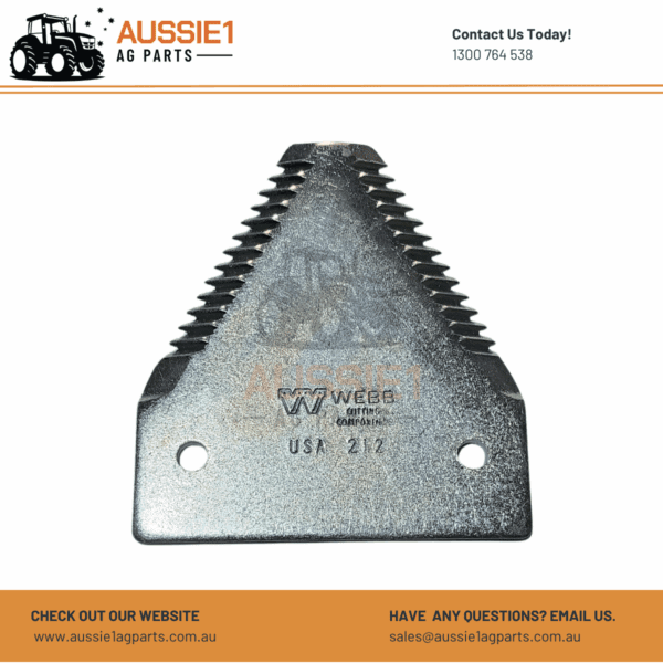 Knife Section Single Point Coarse to Suit MacDon, Case-IH, New Holland (118492, 47678533)