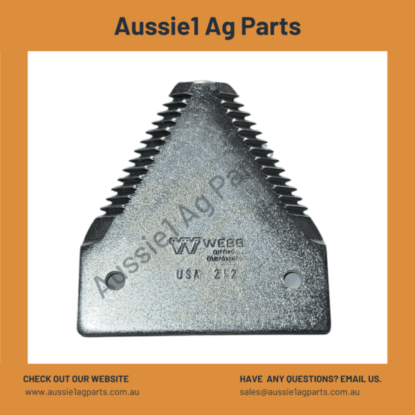 Knife Section Single Point Coarse to Suit MacDon, Case-IH, New Holland (118492, 47678533)