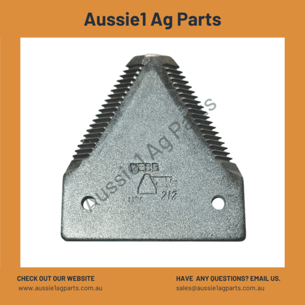 Knife Section Single Point Coarse to Suit Case-IH, New Holland, MacDon (212221, 87422350)