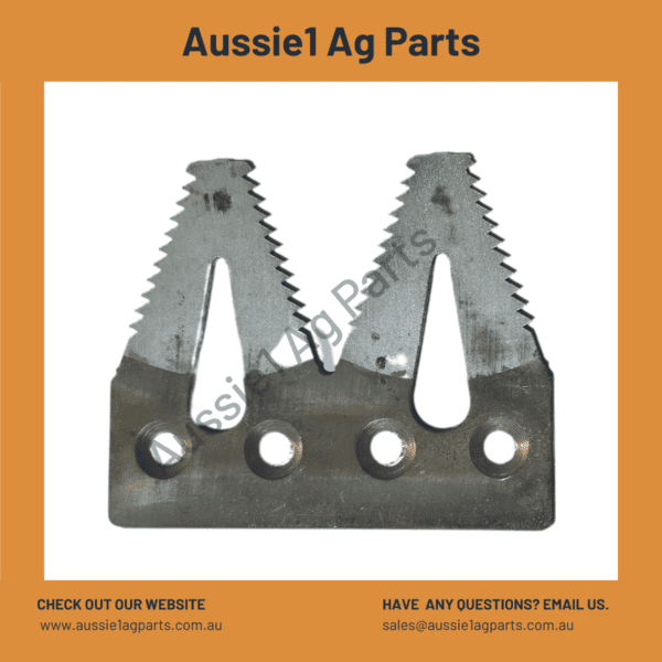 Knife Section Centre Overlap Countersunk Bottom Holes To Suit Midwest