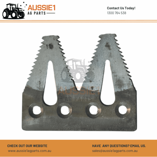 Knife Section Centre Overlap Countersunk Bottom Holes To Suit Midwest