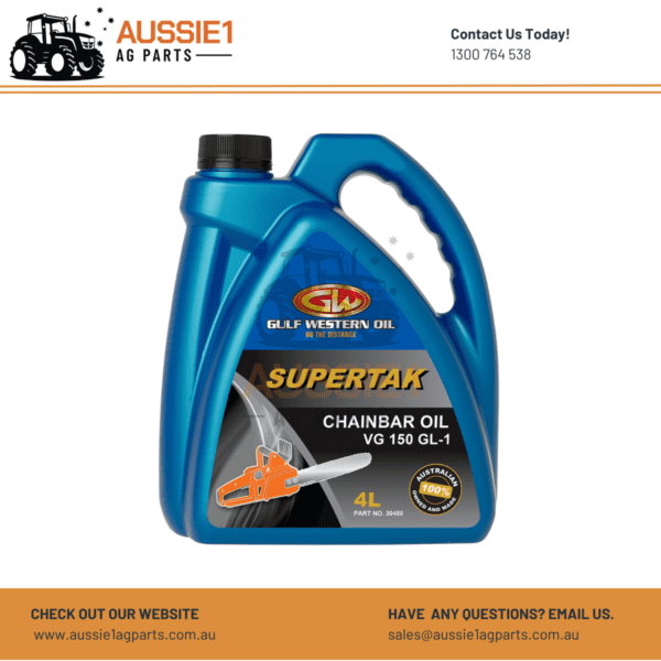 Gulf Western Oil Supertak Chainbar Oil - 4L - 30480