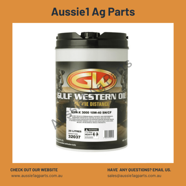 Gulf Western Oil Syn-X 3000 10W-40 - 20L - 32037