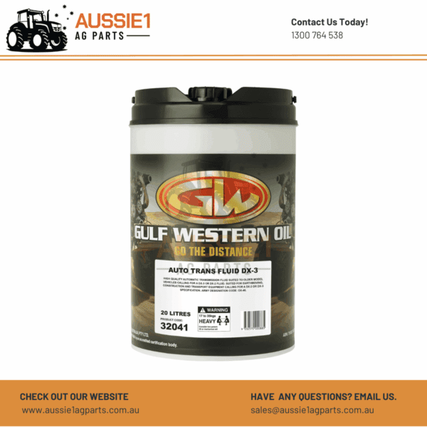 Gulf Western Oil Auto Trans Fluid DX-3 - 20L - 32041