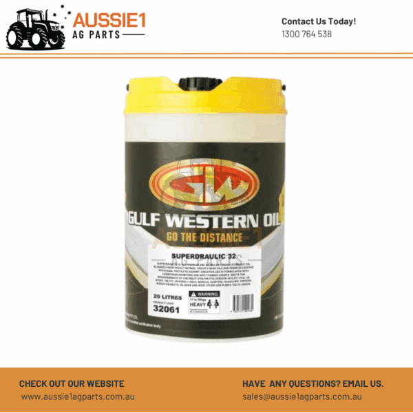Gulf Western Oil Superdraulic 32 - 20L - 32061