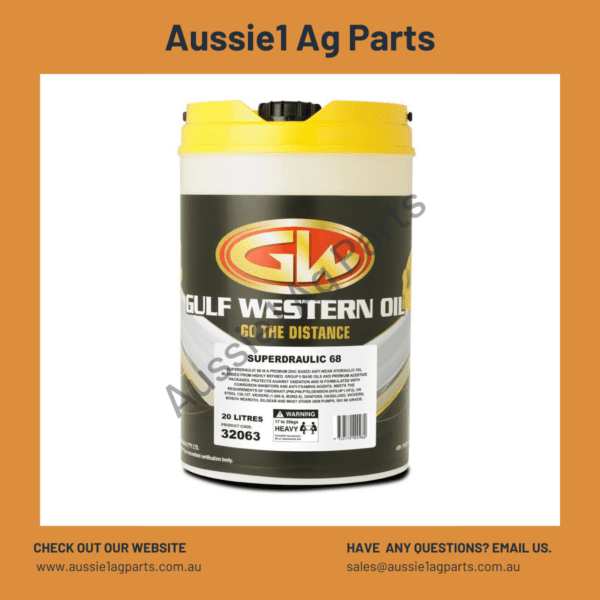 Gulf Western Oil Superdraulic ISO 68 - 20L - 32063