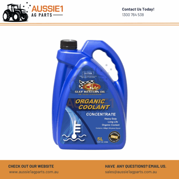 Gulf Western Oil Long Life Coolant - Organic Concentrate - 5L - 40556