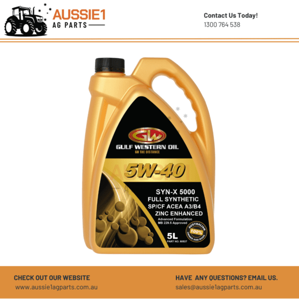 Gulf Western Oil SYN-X 5000 5W-40 - 5L - 60537