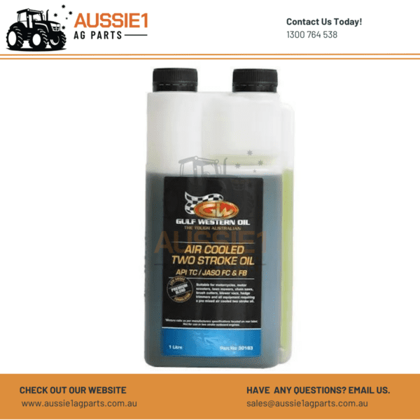 Gulf Western Oil 1L Air Cooled 2 Stroke Oil (30183)