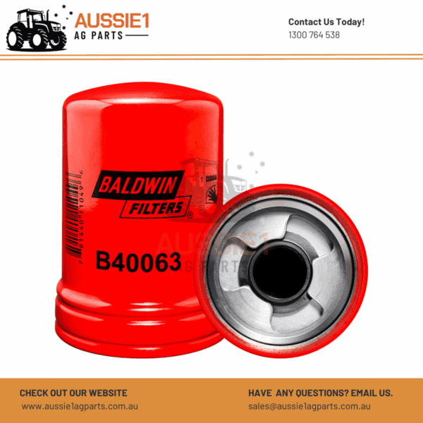 Baldwin B40063 Spin-on Lube Filter (RE539279)