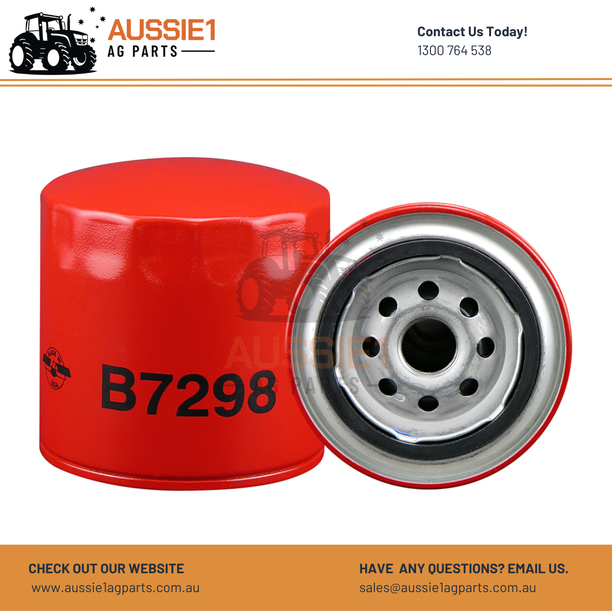 Baldwin B7298 Spin-on Lube Filter (1C020-32430, WGL9202)