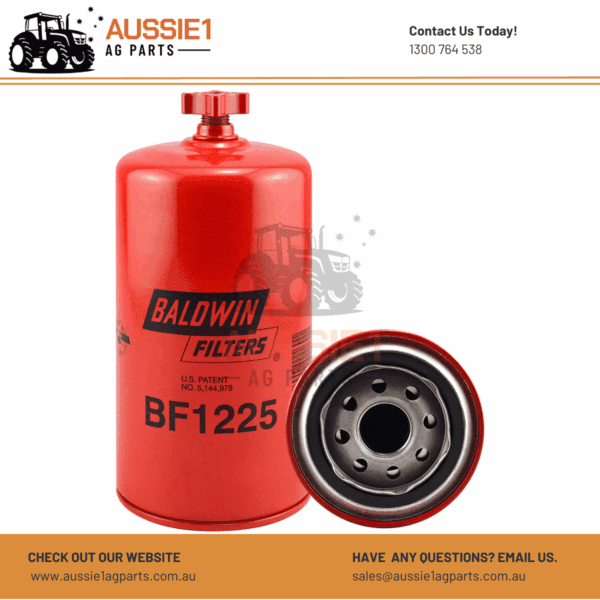 Baldwin BF1225 Spin-on Fuel Filter (25011691)