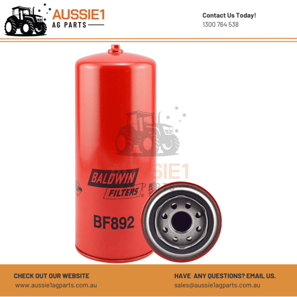 Baldwin BF892 Spin-on Fuel Filter (74394407, 702256-C1)