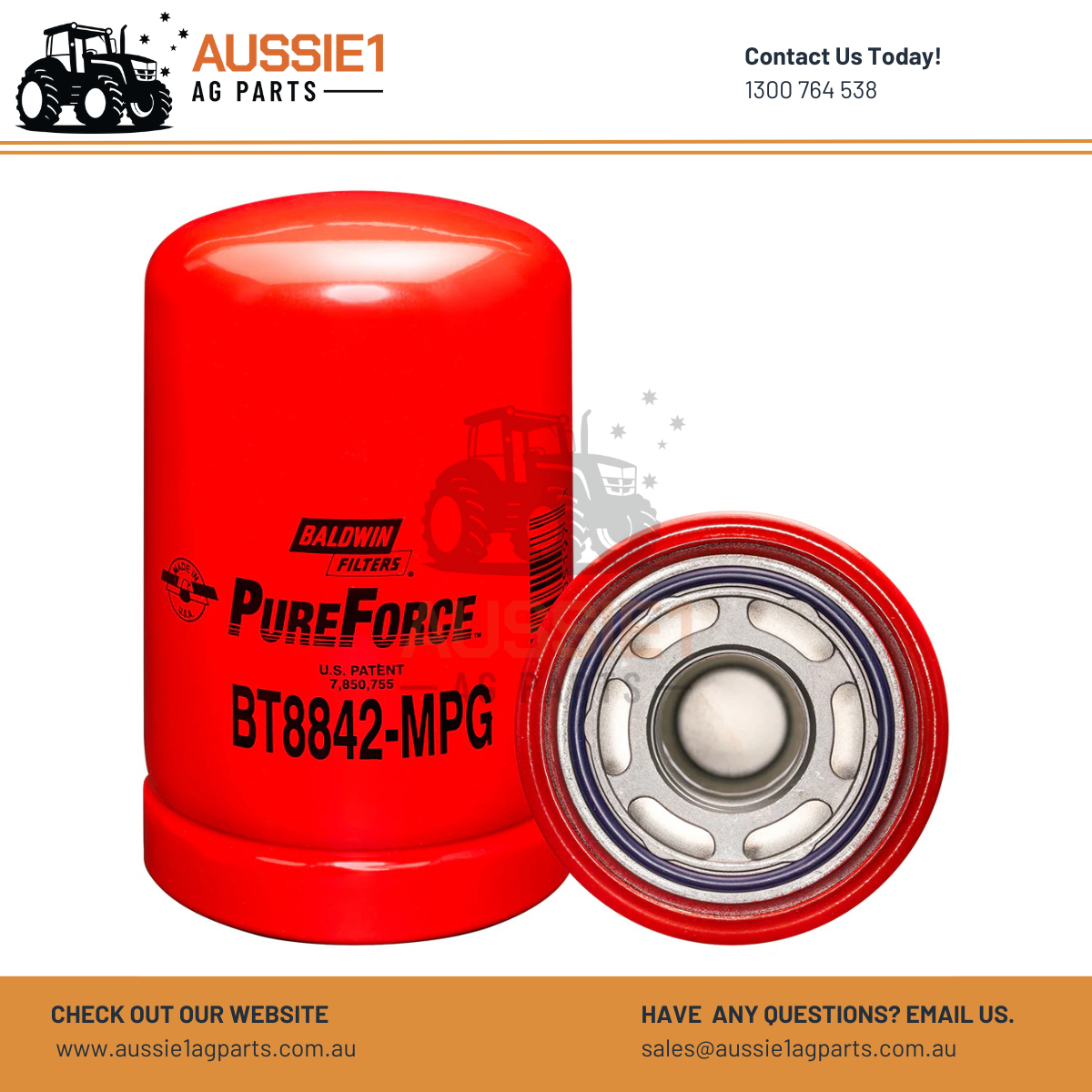 Baldwin BT8842-MPG Spin-on Hydraulic Filter (222759A1, 3576-P165354, 66-4917)