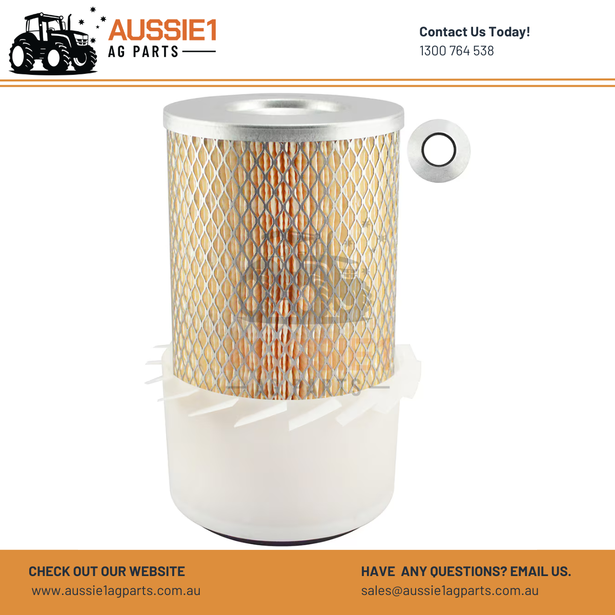 Baldwin PA1752-FN Axial Seal Air Filter with Fins (AH19848)