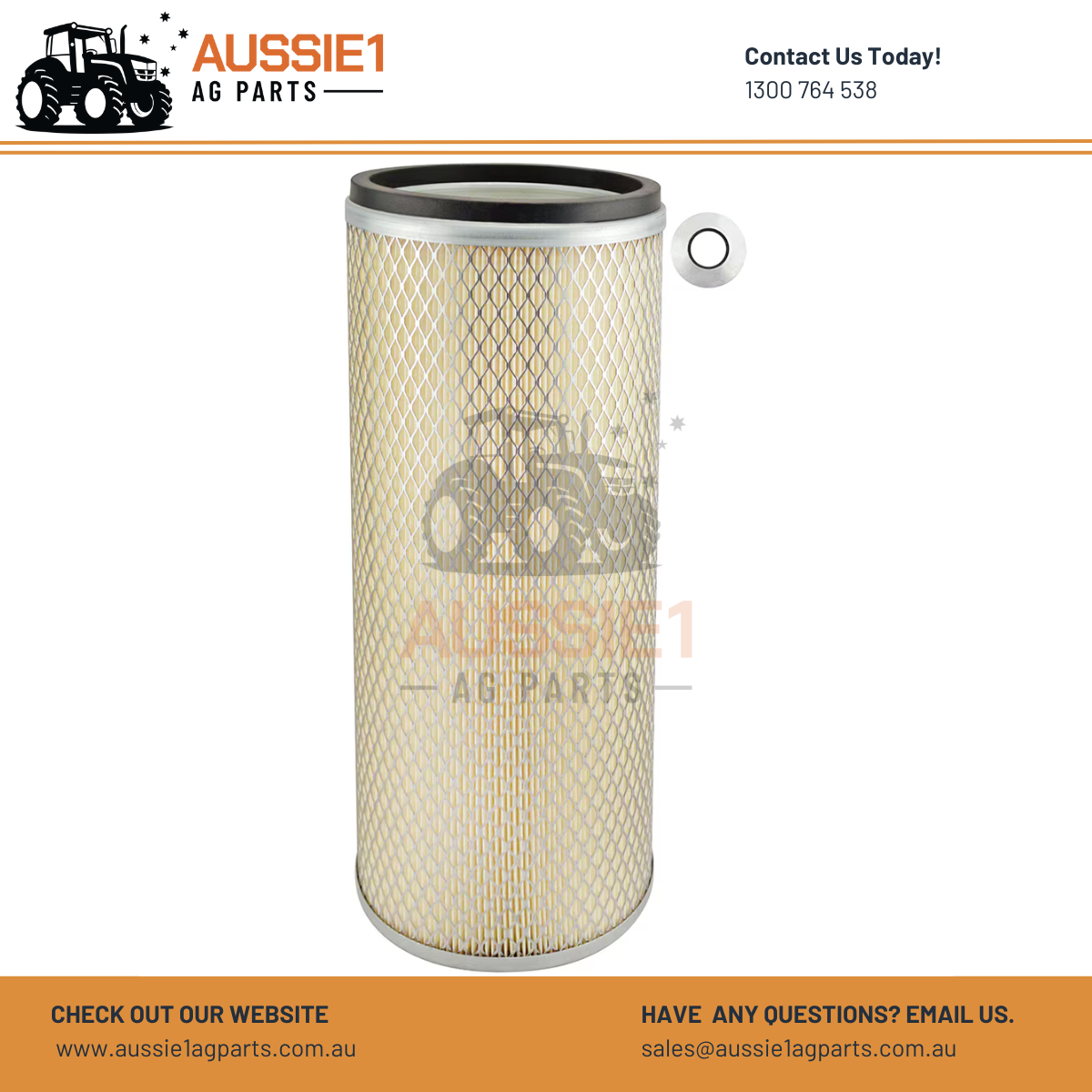 Baldwin PA2578 Axial Seal Inner Air Filter (25096436, T52224, 16546-96072)