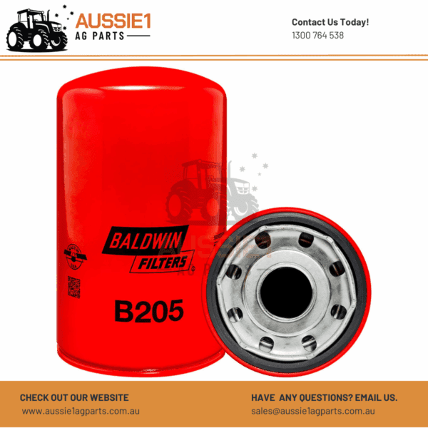 Baldwin B205 Spin-on Lube Filter (A77537, 84475549, 3313281)