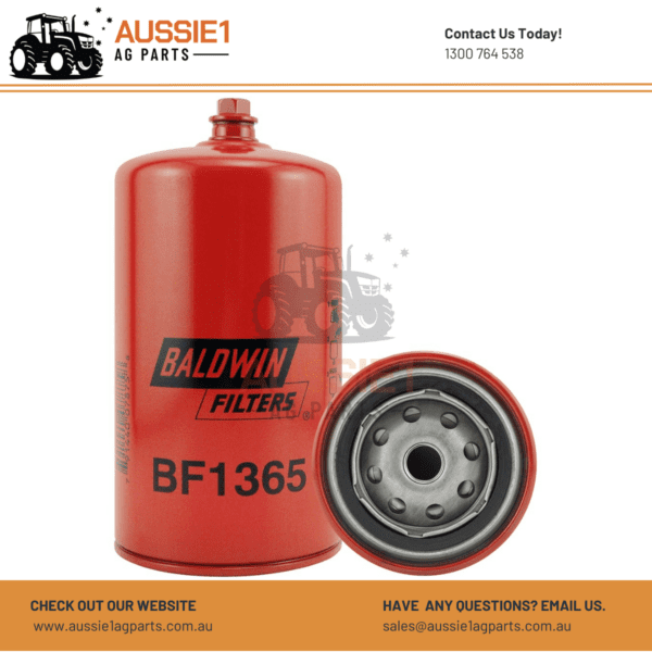 Baldwin BF1365 Spin-on Fuel Filter (84348882, 2992662, WK950/19)