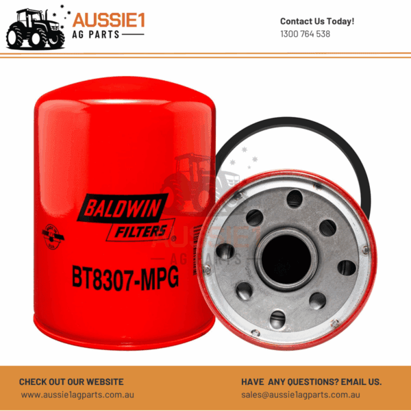 Baldwin BT8307-MPG Spin-on Hydraulic Filter (MFE16010BN2, HC7500SUN4H)