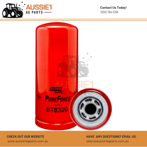 Baldwin BT8320 Spin-on Hydraulic Filter (D149921, 84226272, AT129775)