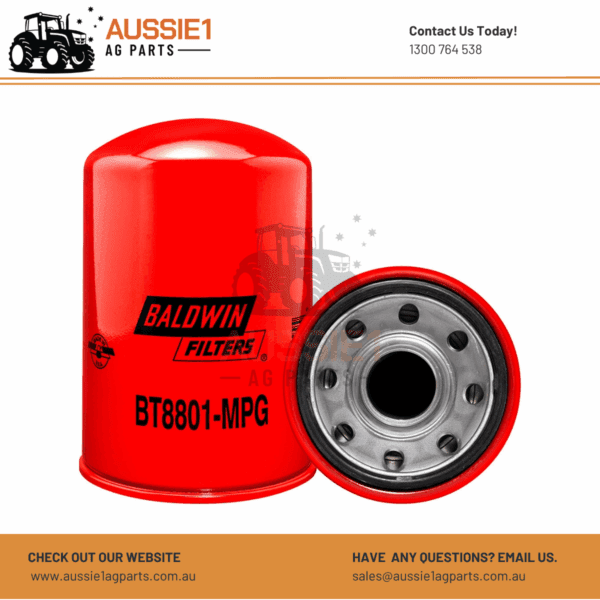 Baldwin BT8801-MPG Spin-on Hydraulic Filter (AT184206, 1233914-H1)