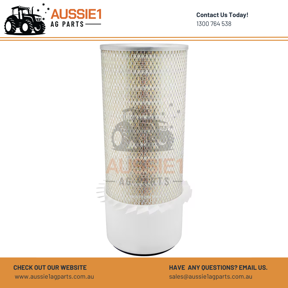 Baldwin PA4984-FN Axial Seal Outer Air Filter with Fins (11EM21041)