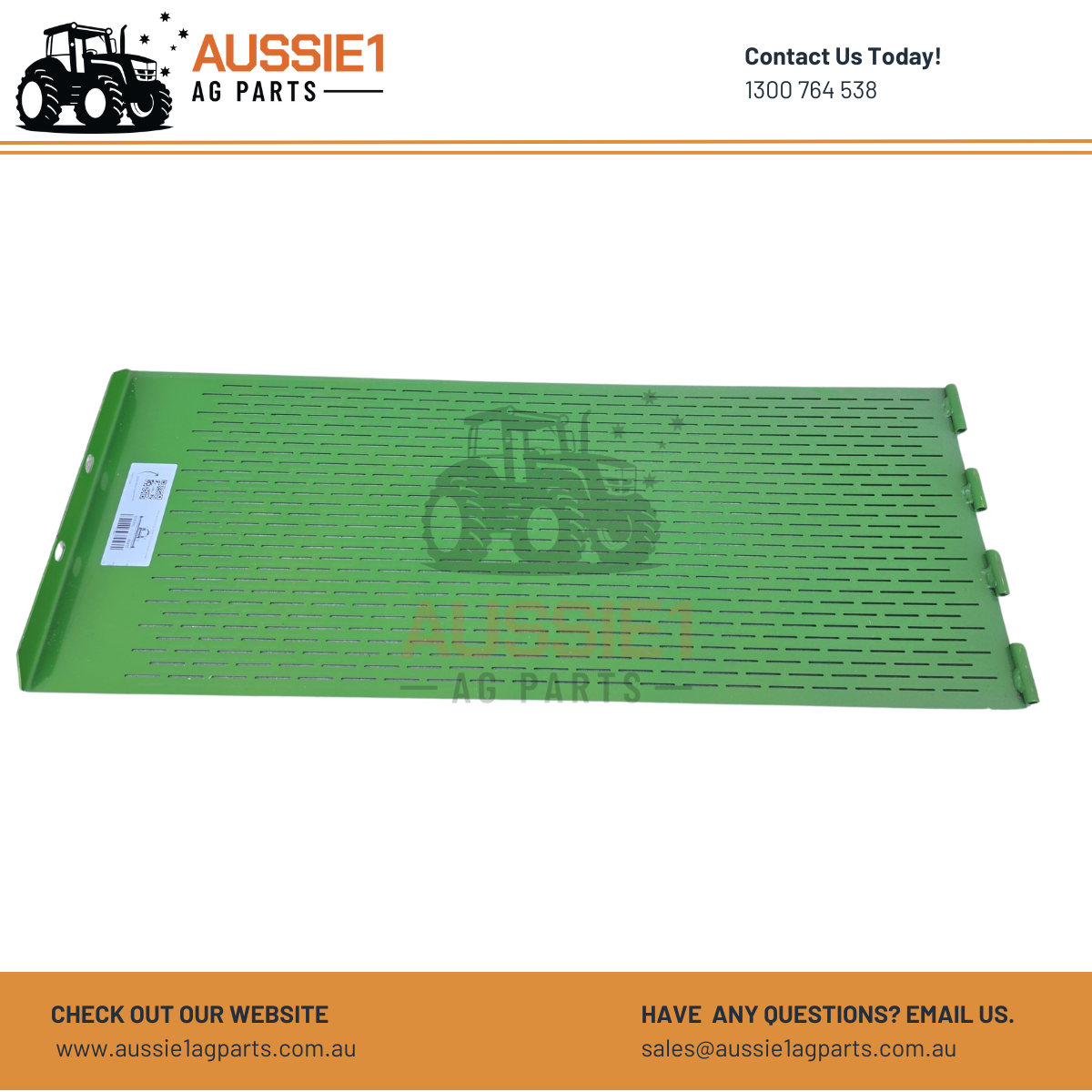 Clean Grain Elevator Door - Perforated 1.75mm to Suit John Deere (AH154068)